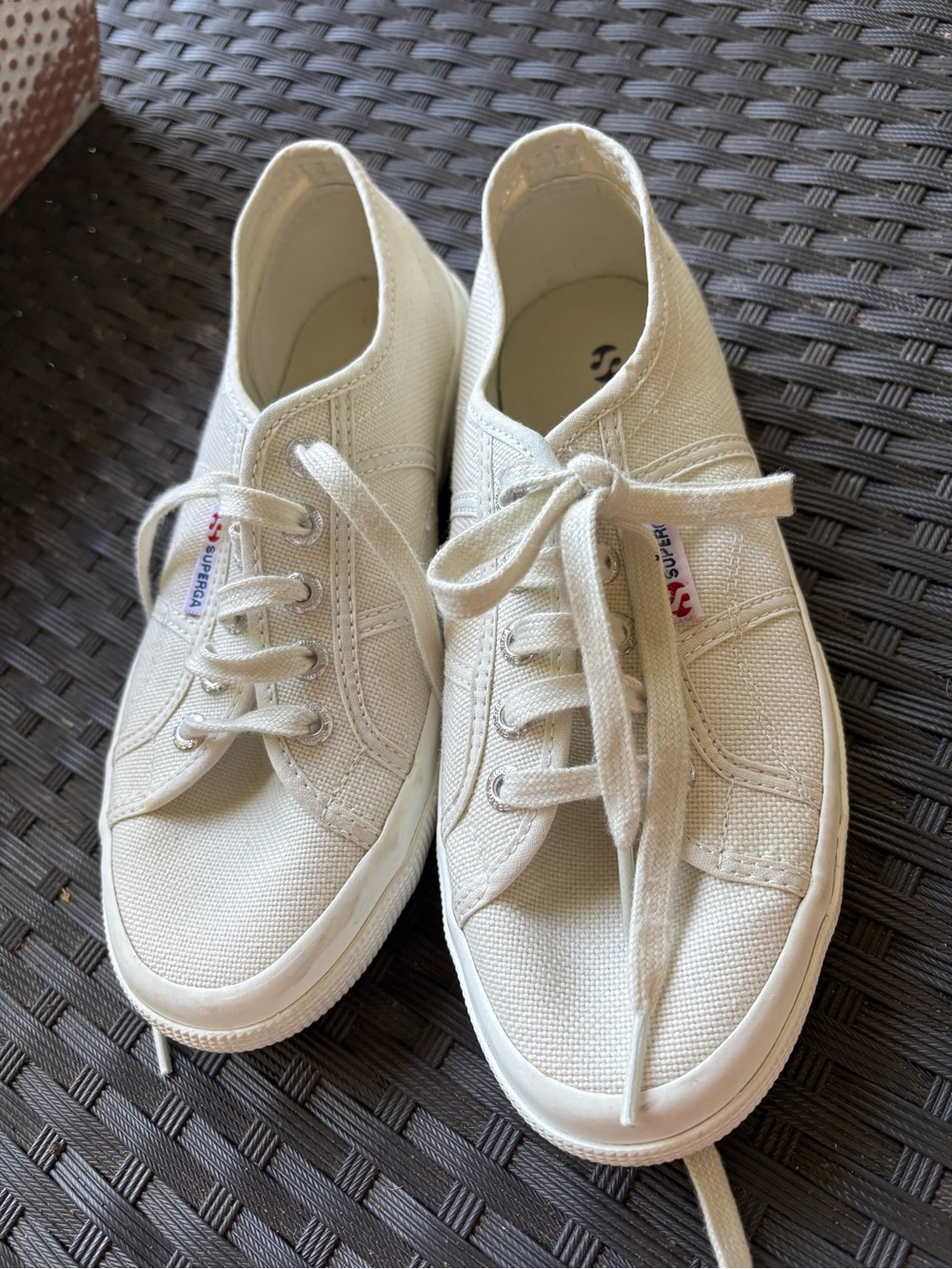 Superga crème sneakers